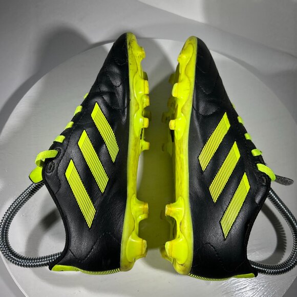 Adidas Goletto Boys Soccer Cleats Shoes Size 2.5 Black Green Kids Youth Sneakers - Picture 7 of 12